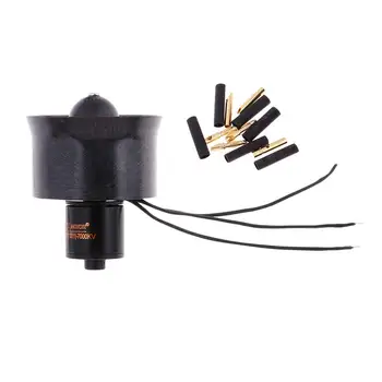 

30mm 7000kv RPM 6 Blades Brushless Motor Fan Kit for RC Helicopter Remote Control Plane Parts Accessories Hardware