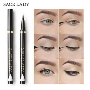 SACE LADY Liquid Eyeliner Waterproof Makeup Black Eye Liner Pencil Long Lasting Make Up Smudge-proof Pen Natural Brand Cosmetic