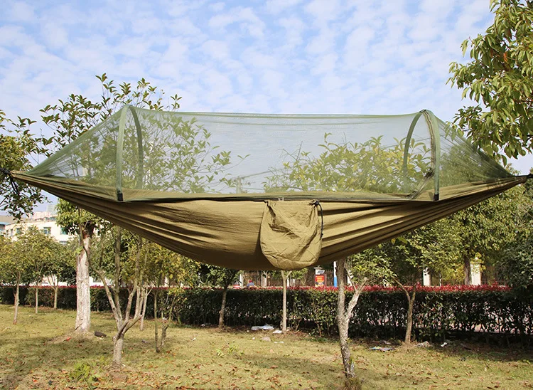 2 человека мульти применение портативный гамак кемпинг Survivor с сетки от комаров вещи мешок качели hamac кровать, палатка применение мебель