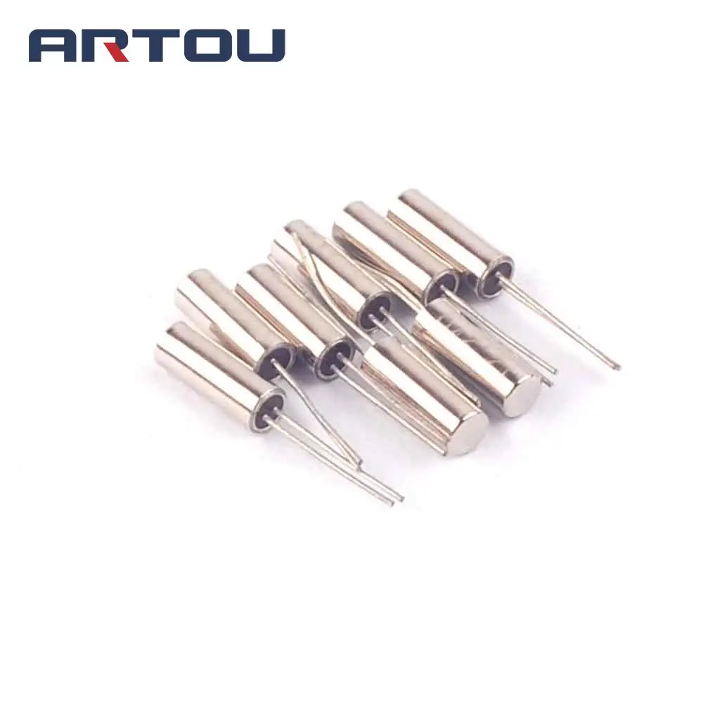 10PCS 38KHz 38 KHZ 3*8 Passive Cylindrical Quartz Crystal Oscillator