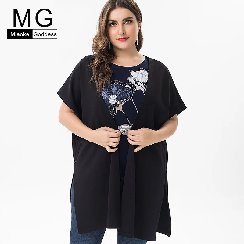 

MG 2019 Spring Plus Size sweater vest women fashion high quality ladies jackets windbreaker