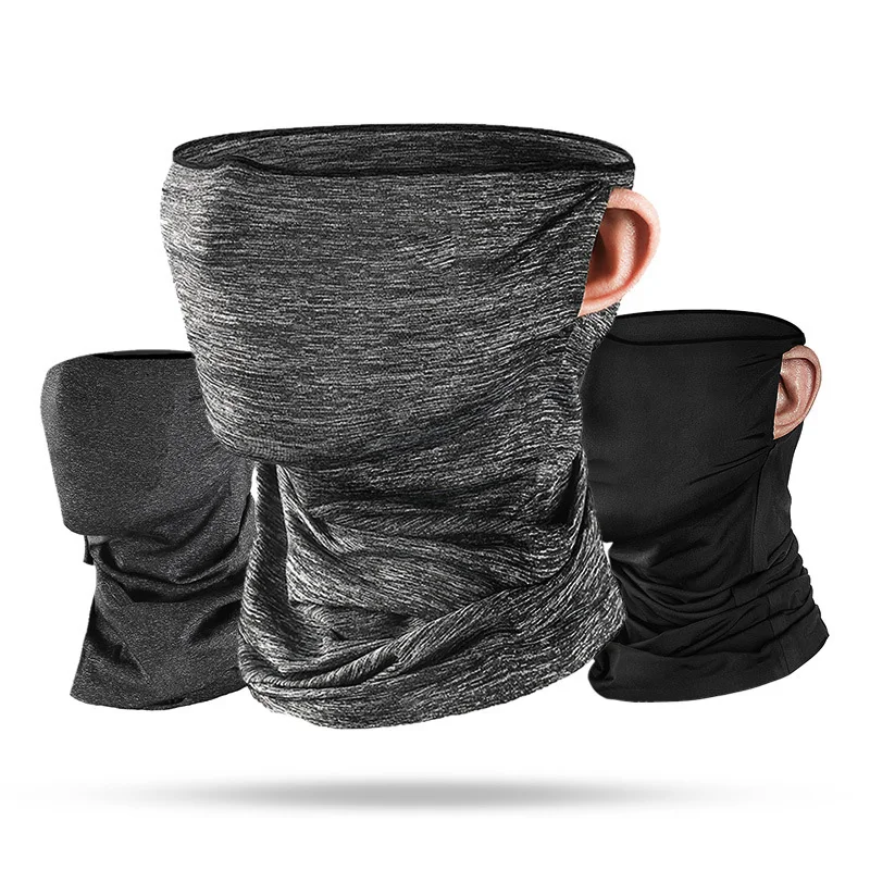 

Summer UV Protection Multifunctional Half Face Masks Breathable Windproof Ice Silk Face Mask Balaclava Motorcycle Face Shield