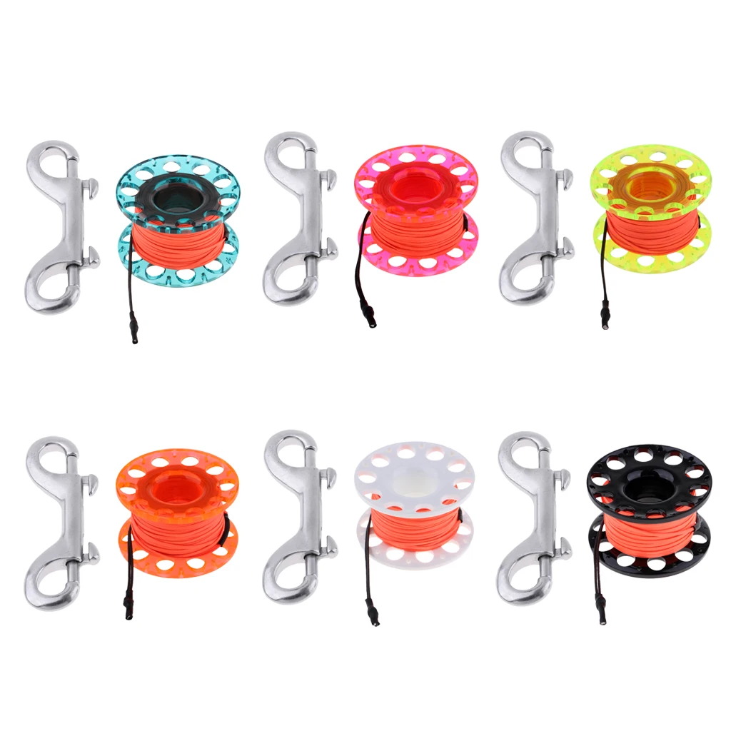 

Diving Finger Spool Diving Wreck Reel Water Scuba Snorkeling-10m Orange Line Durable and Reliable Swimming Diving Pool Access
