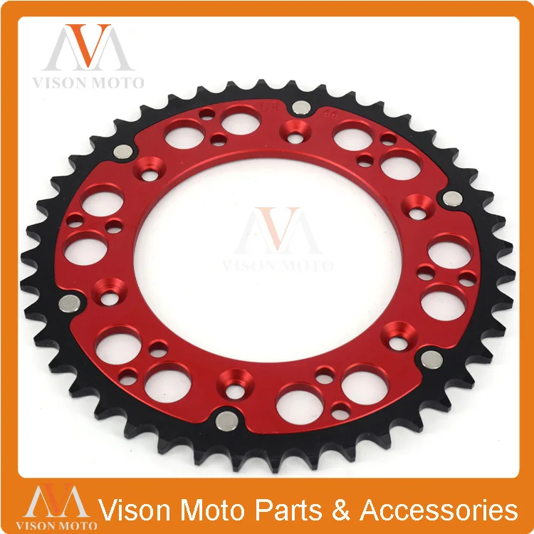 

48T CNC Rear Chain Sprocket Steel and Aluminum For CRF150F CR250R CRF250R XR250R CRF450R XR650R XL250 Dirt Bike Motocross Enduro