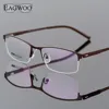 EAGWOO Business Eyeglasses Frame Half Rim Optical Glasses Men Eyewear Gold Frame Glasses for Myopia Reading Spring Temple 2299 ► Photo 3/6