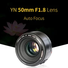 YONGNUO YN 50 мм F1.8 объектив AF/MF большой апертурой Автофокус Объектив для Canon EOS 60D 70D 5D2 5D3 7D2 750D 650D 6D цифровых зеркальных камер