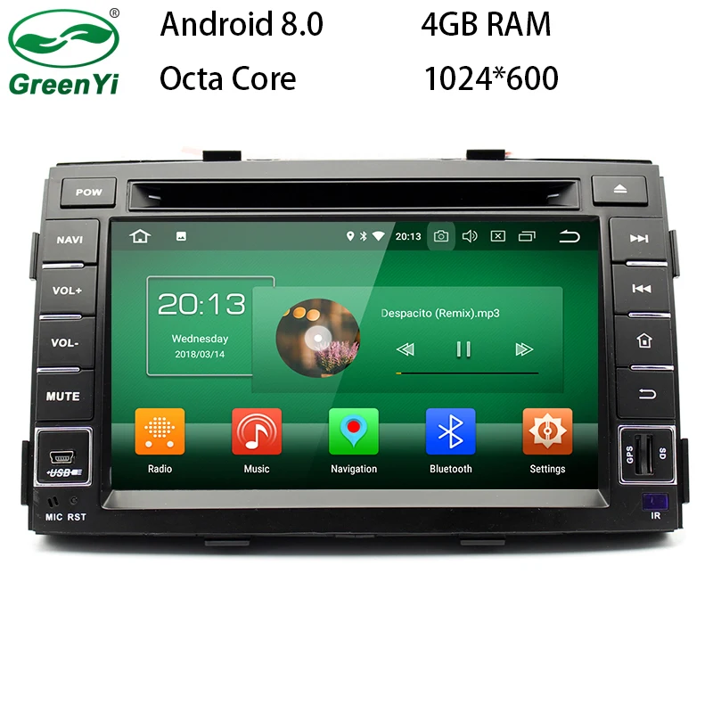 

Android 8.0 IPS Octa Core RAM 4G Car GPS DVD Player For KIA Sorento 2009 2010 2011 2012 2013 Video Player Multimedia WIFI Audio