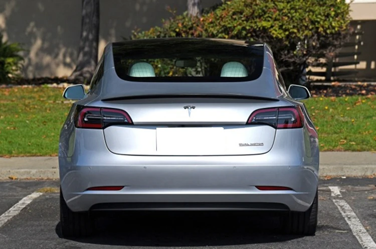 Для Tesla модель 3- заднее крыло спойлер, багажник багажника крылья спойлер из углеродного волокна 3 м коллоидная установка