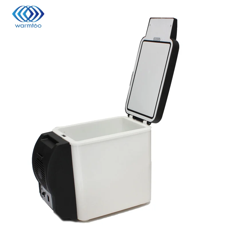 Image Durable quality  white 6L 12V DC car fridge electric cool box cooler motor home camping fridge