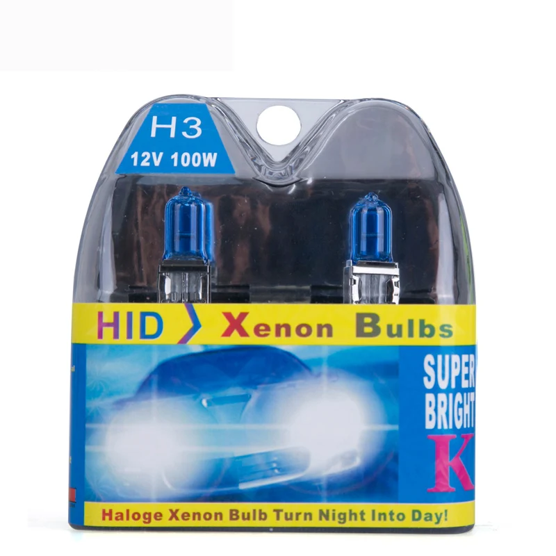 

12v 100w H3 Halogen Lamp Bulb h3 Fog Light Bulb High Power Car Headlight Lamp Car Light Source Auto Halogen Parking Light 12v