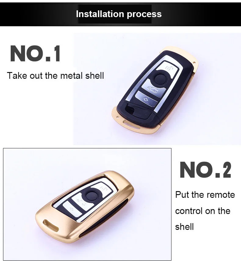 3D стайлинга автомобилей Смарт дистанционные брелки для ключей Чехол держатель в виде ракушки Алюминий сплав+ кожаный брелок для ключей для BMW M2 на возраст 3, 4, 5, M6 X3/4/6