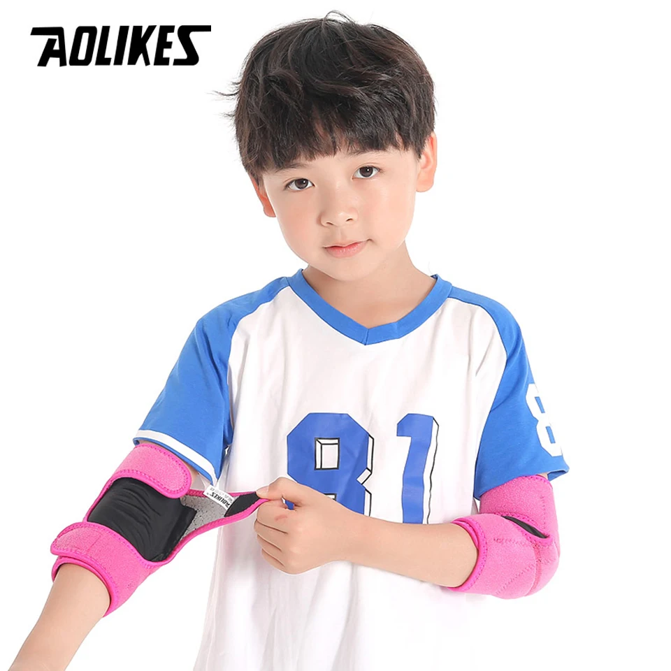 AOLIKES 1 Pair Kids Dance Volleyball Tennis Knee Pads Baby Crawling Safety Knee Support Sport Kneepads Children Knee Protection