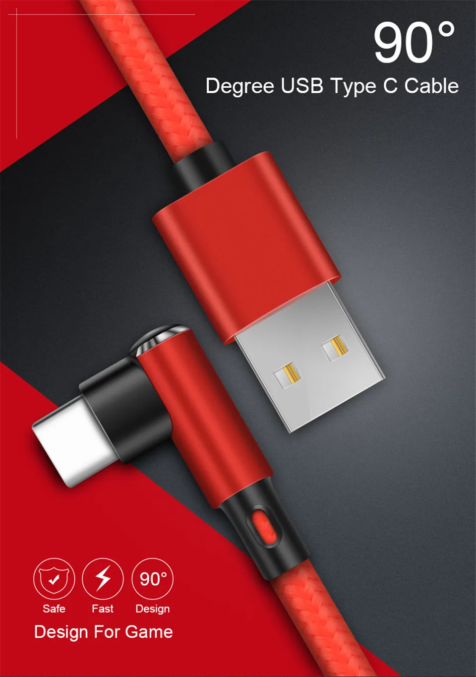 Coolreall USB TYPE C кабель 90 градусов быстрая зарядка usb c кабель для Xiaomi A2 huawei samsung S10 S9 S8 кабель для передачи данных