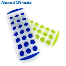 Подметальная машина из силикона премиум-класса Easy-Pop No Twist Ice Cube Tray-делает 21 кубик льда