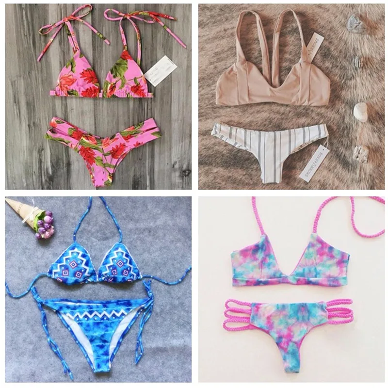 

Thong Bikinis 2019 Swimming Suit for Women Padded Swimsuit Brazilian Biquinis maillot de bain Girls Monokini Mayo stroj kapielow