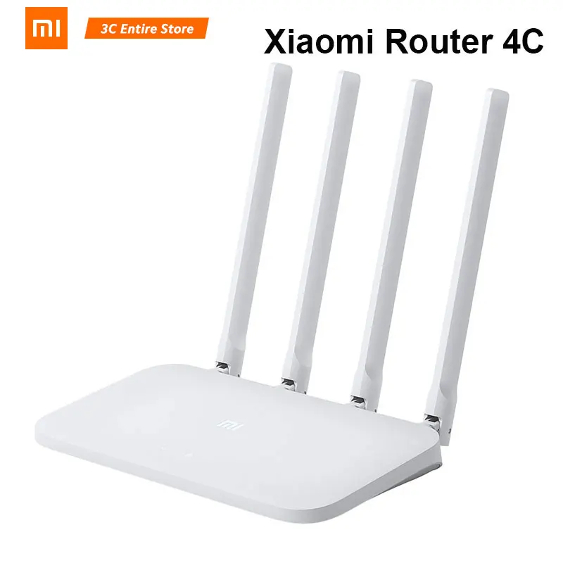 Original Xiaomi Mi WIFI Router 4C 64 RAM 802.11 b/g/n 2.4G 300Mbps 4 Antennas Smart APP Control Band Wireless Routers Repeater Original Xiaomi Mi WIFI Router 4C 64 RAM 802.11 b/g/n 2.4G 300Mbps 4 Antennas Smart APP Control Band Wireless Routers Repeater