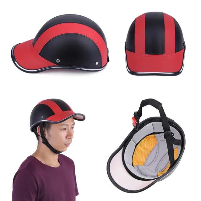 Motorcycle Helmets Bike Half Open Face Protective Helmet Hard Hat Safety Unisex Protect Helmet Racer Helm Matte Motocross