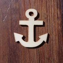 50 шт. DIY Природа Цвет Якорь Дерево подарочные бирки закладки деревянные сообщения Висячие бирки этикетка карты ПРИМЕЧАНИЕ Цена Lable 4,6x4 см