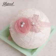 Ylsteed/реквизит для фотосъемки новорожденных; Детская повязка на голову с цветами и жемчугом; аксессуары для волос; аксессуары для детской фотосъемки; детская фотосъемка