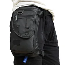 Men Drop Waist Leg Bag Bum Hip Belt Purse Fanny Pack Cross Body Motorcycle Travel Rider Bags Waterproof Oxford/Canvas/Nylon waterproof nylon drop leg bag men waist fanny pack hip shoulder designer motorcycle rider multi purpose bags dropshipping