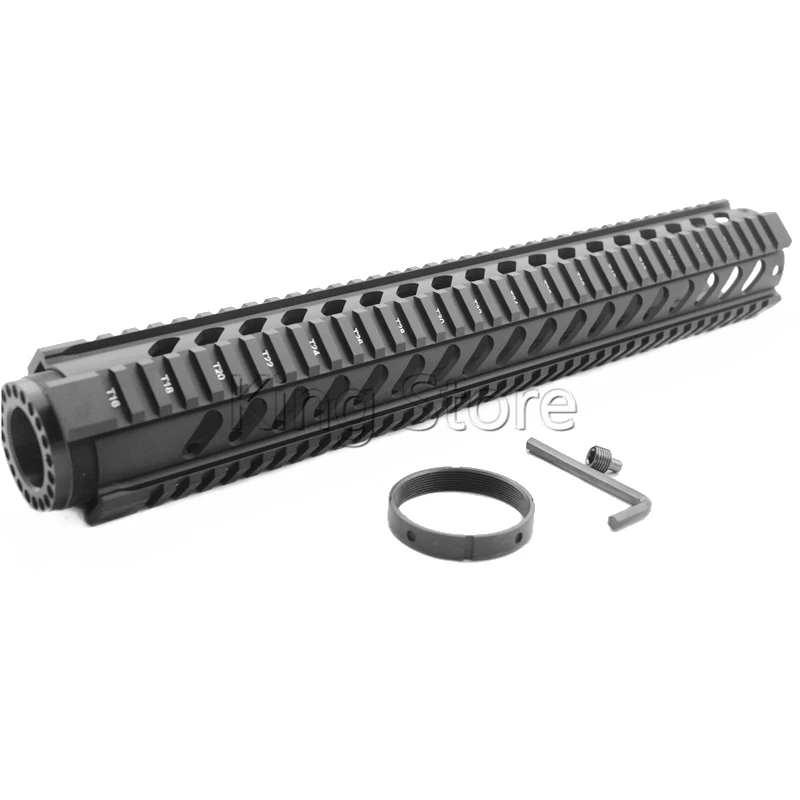 AR15 M4 тактический 15 дюймов FF Бесплатная Float Quad Rail Handguard Picatinny пробки с конца Кепки