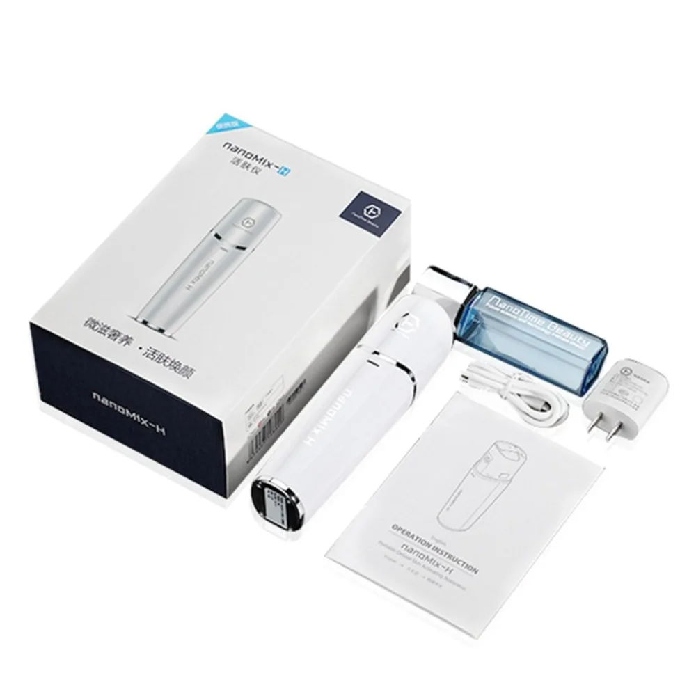 

Handy Facial Steamer Portable Mist Sprayer Beauty Spa with USB Rechargeable Power Bank Activating Device Facial Care Tools F92