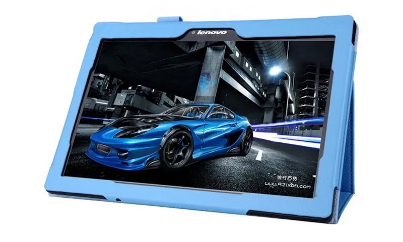 Litchi Pattern PU Leather Stand Flip Case Cover For Lenovo Tab 2 A10-70 A10 70 10.1 Tablet Case Cover  (22)