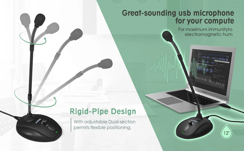 Microphone col de cygne, Micro USB