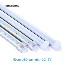 5 шт.* 50 см с фабрики 10С до 50 см DC 12 В SMD5730 светодиодный жесткий светильник для светодиодной ленты с крышкой ПК DIY светодиодный светильник