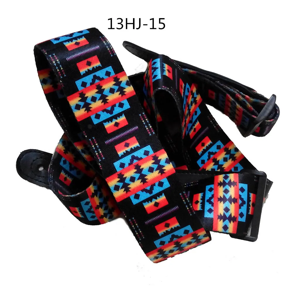 

High Quality Guitar Straps 12 Types Colorful Belt Guitar Sling Printing Guitar Bass for Electric Guitar