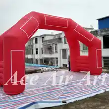 Пользовательские 20' 4 ноги надувные двери Модель арки со съемным логотипом и воздуходувка для финишной линии в спорте