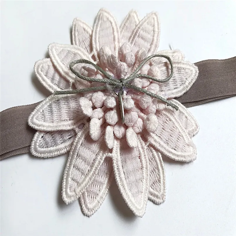 Headwear Baby Girls Hairbands Baby Newborn Toddler Hair Sharp Angle Flower Headband Ribbon Headdress tiara infantil #4S10 (6)