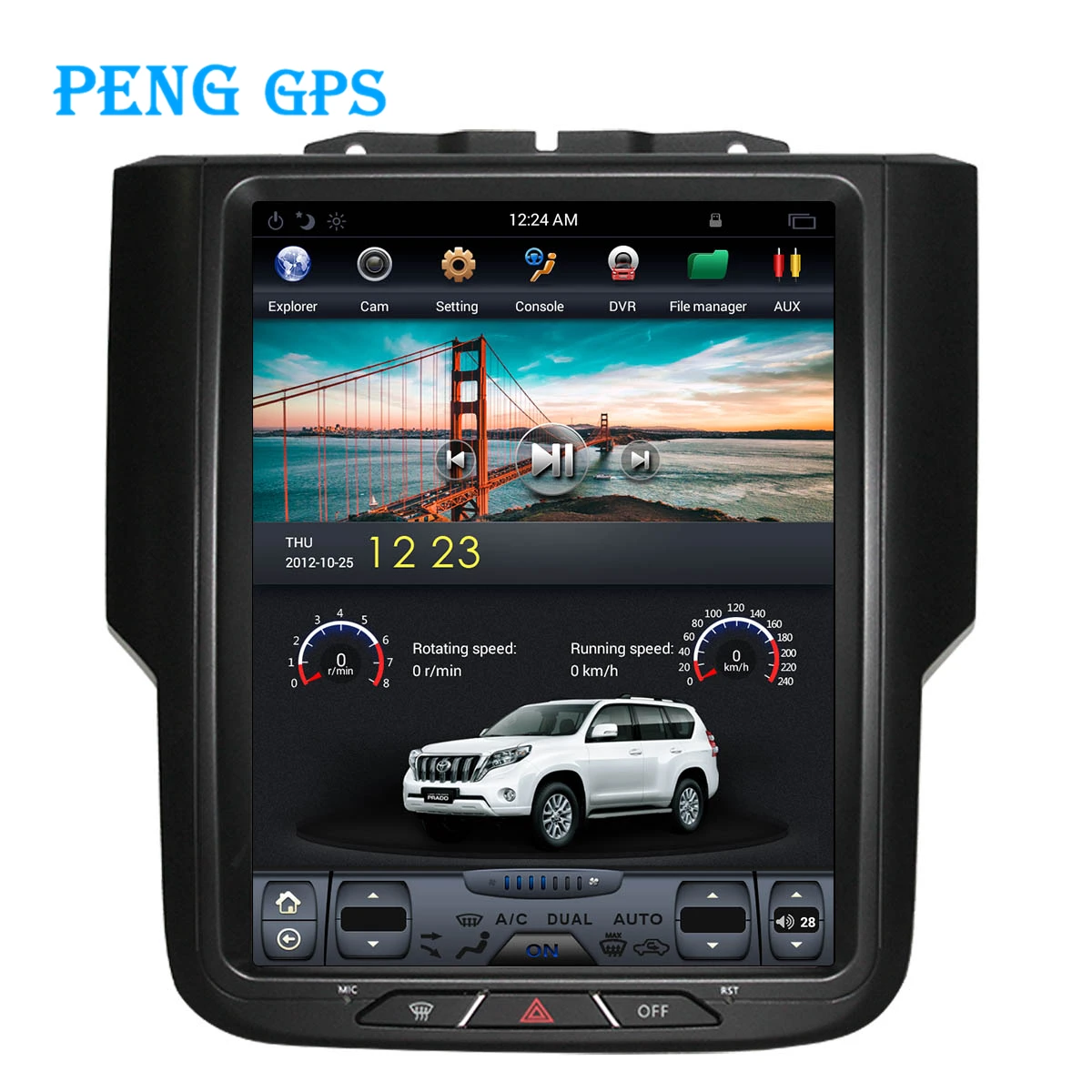 Android 7.1 10.4\ Tesla Vertical Screen Car Radio For 2014-2018 Dodge RAM 1500 GPS Navigation Headunit Multimedia No DVD Player Android 7.1 10.4\ Tesla Vertical Screen Car Radio For 2014-2018 Dodge RAM 1500 GPS Navigation Headunit Multimedia No DVD Player