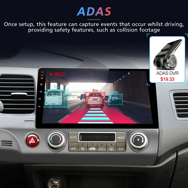 Excellent Junsun Android 8.1 Car DVD GPS raido Audio Multimedia Player For Honda Civic 2006-2011 2din Headunit Navigation 2G RAM wifi IPS 4
