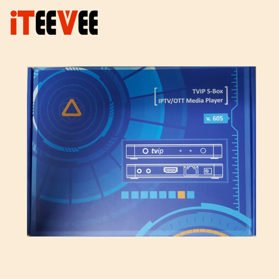 10 шт. TVIP 605 компл. top box 4 К двойной Частота Wi-Fi 4 К/2,4 г 5 г ультра высокое разрешение