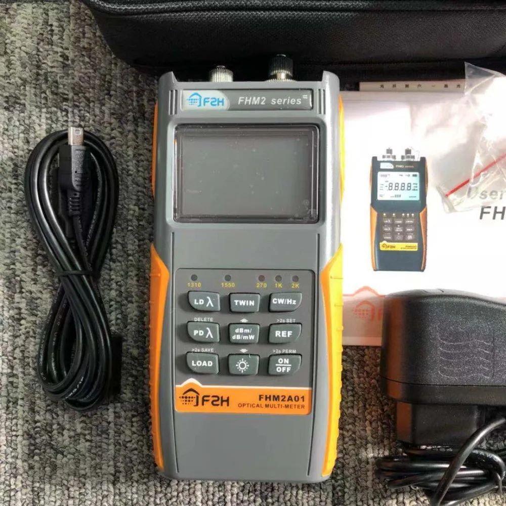 

[Grandway Original] FHM2A01 Fiber Optical Multimeter, Power Meter and Light Source in ONE , Fiber Optical Loss Tester