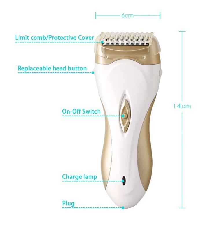 110-240 В kemei перезаряжаемая Женская бритва, женский эпилятор, эпилятор, эпилятор для женщин, электрический эпилятор depilador