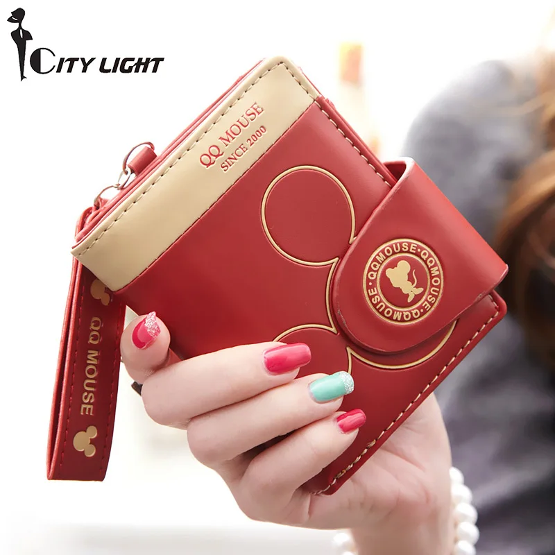 Women small wallet cartoon mickey cute font b coin b font font b purse b font