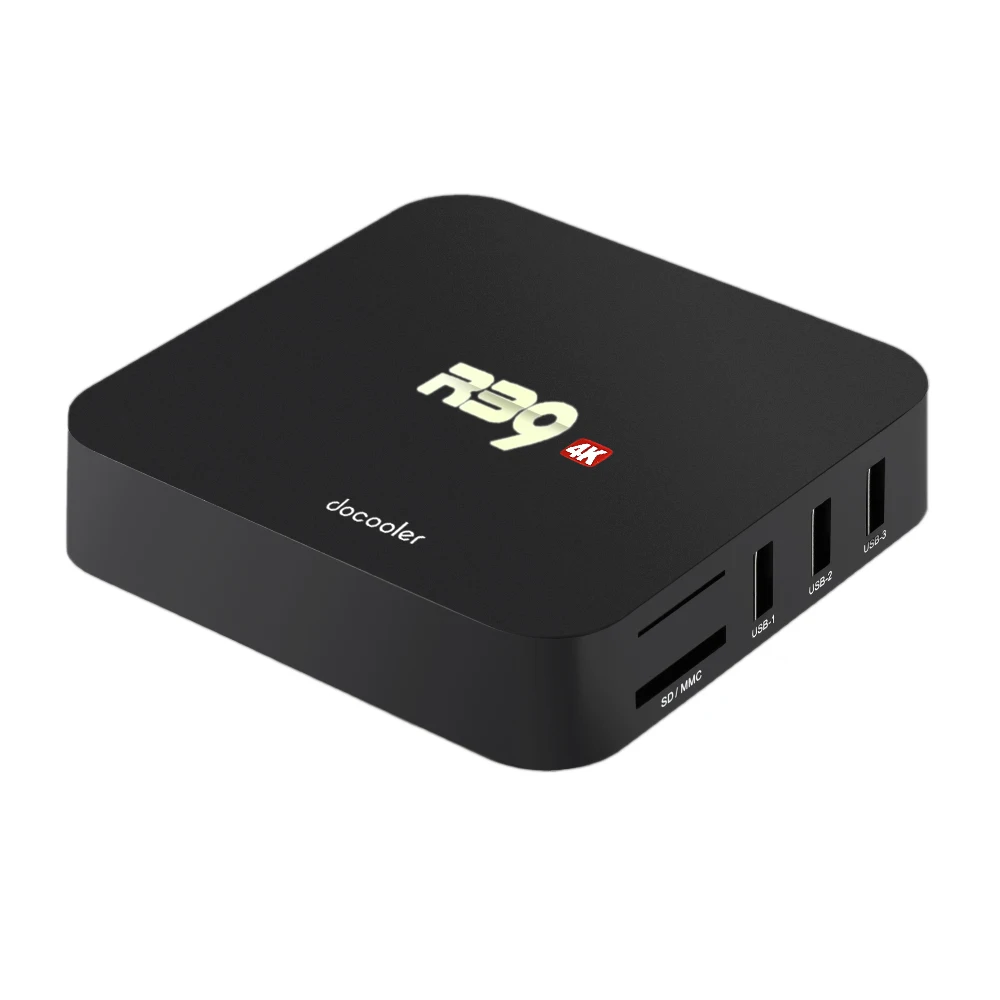 Docooler R39 Android 8,1 tv Box RK3229 четырехъядерный процессор для Смарт ТВ Android Box 4K 2 ГБ/16 Гб WiFi H.265 HD медиаплеер PK X96 Box tv