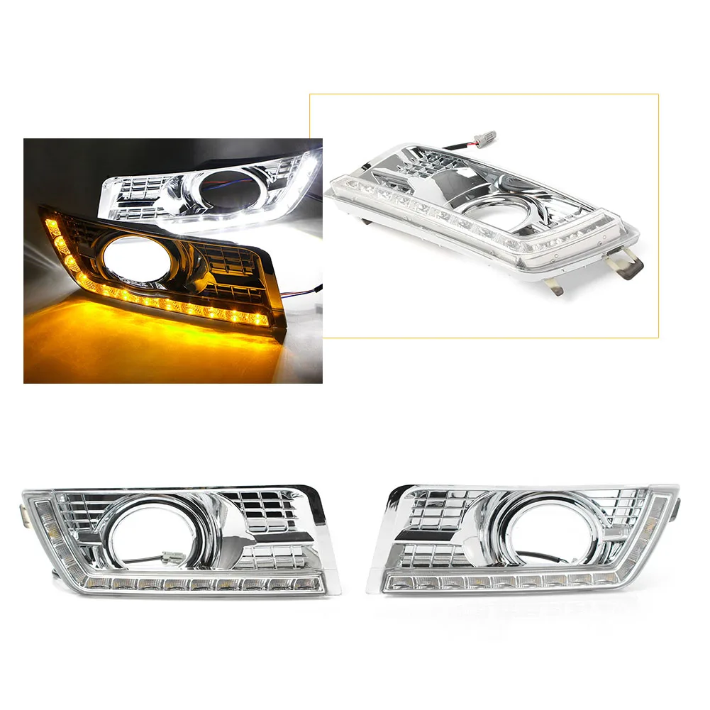 LED Turn Signals Light Daytime Running Driving Lamp For Cadillac SRX II