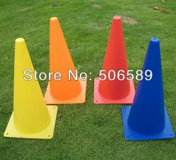 

football training obstacles 10 pcs/lot environmental plastic height 23cm