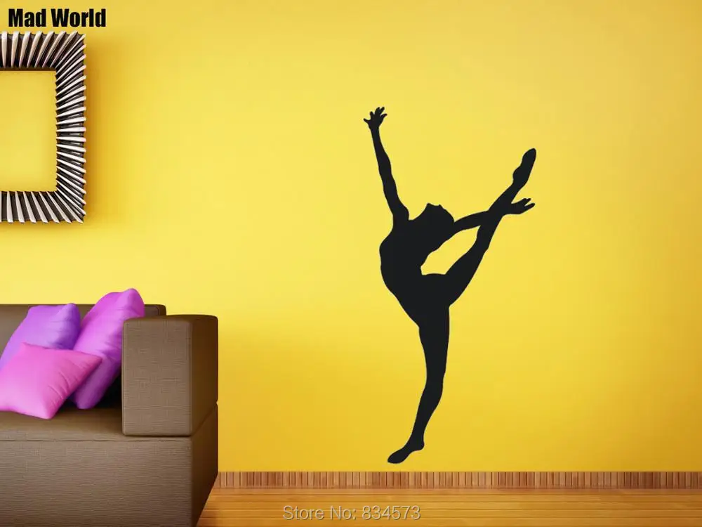 GYMNAST Girl Silhouette Gymnastics Sports 515   56 115h 47 96h 37 76h 1