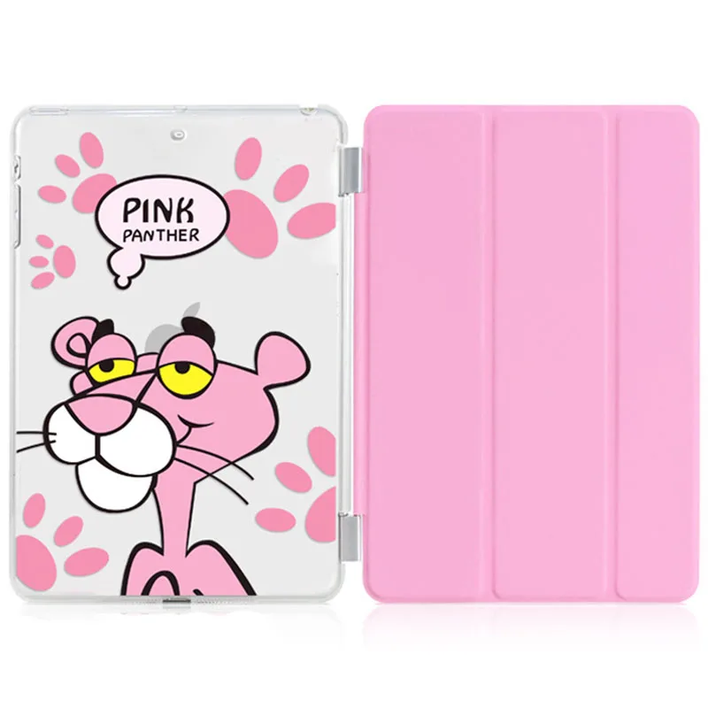

Case for Ipad Mini 1 2 3 Pink Panther Series Auto Sleep /Wake Up Flip PU Leather Case for Ipad Mini 2 3 Smart Stand Cover