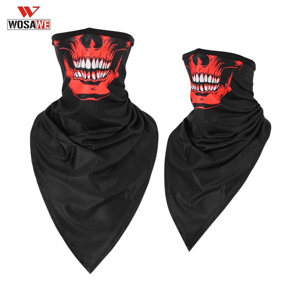 

WOSAWE Motorcycle Face Mask Balaclava Moto Helmet Bandana Hood Ski Neck Full Face Mask Windproof Dust-proof Face Shield