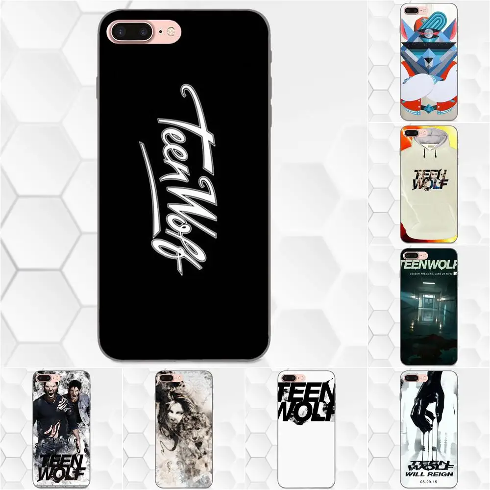 Роскошные Чехлы для сотовых телефонов с логотипом Pop Teen Wolf Apple iPhone 4 4S 5 5S SE 6 6S 7 8 Plus X