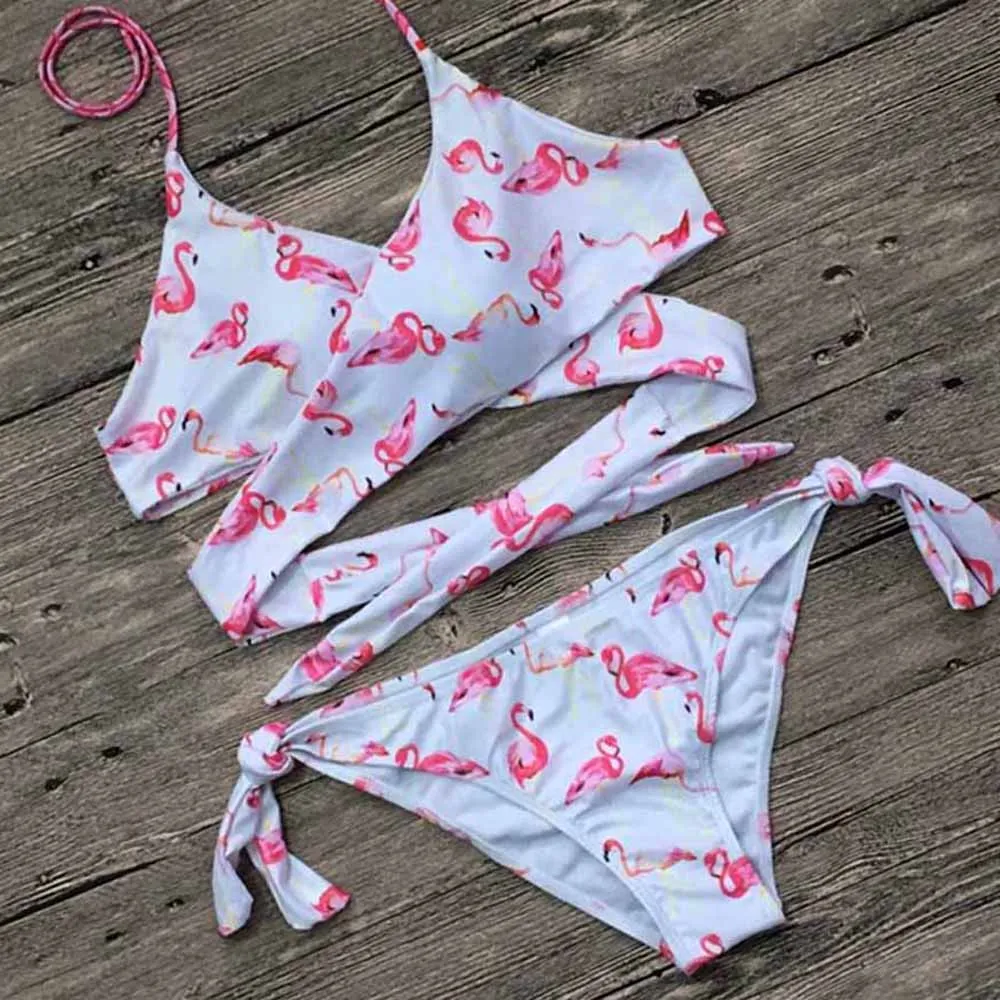 

TDFunlive Hot Swimwear Bandage Bikini 2016 Sexy Beach Swimwear Women Swimsuit Bathing Suit Brazilian Bikini Set maillot de bain