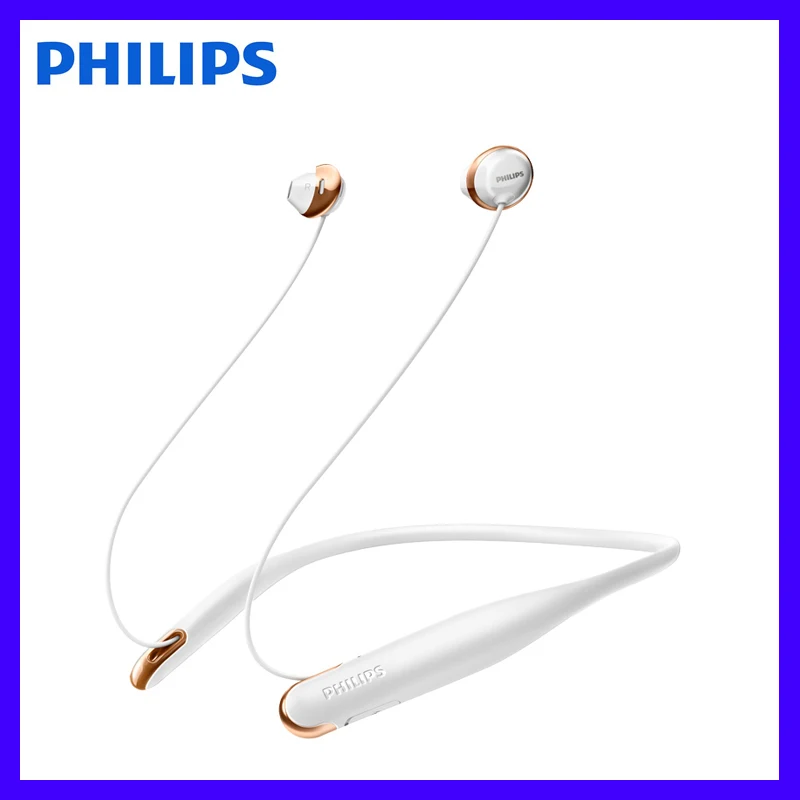 Горячая Распродажа Philips SHE4205 оригинальные проводные наушники с ушами спортивные