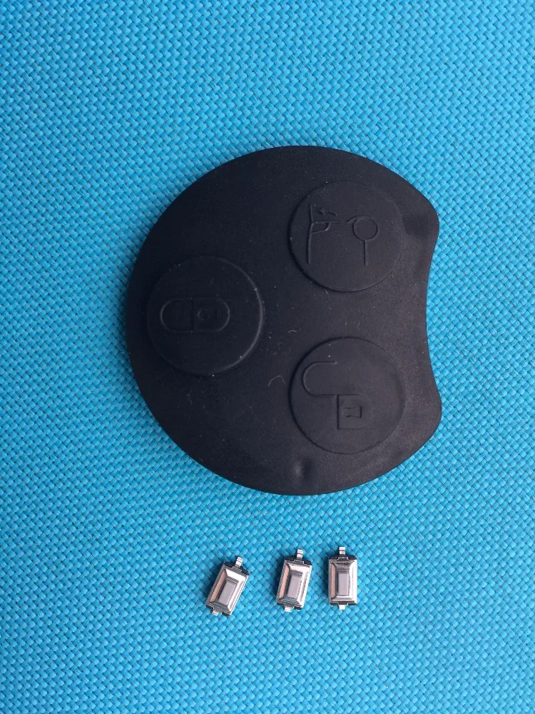 Key Case Car Key Shell Car Remote Key Car Key Key Shell 1Pc Replacement 3 Button Pad Car Remote FOB Key Shell For Mercedes Smart Roadster Fortwo Coupe Case Accessories Auto Part