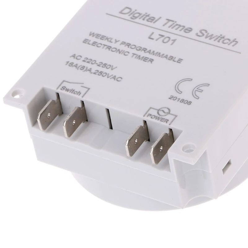 

DC12V AC220V Digital LCD Weekly Programmable Time Switch Relay Electronic Timer