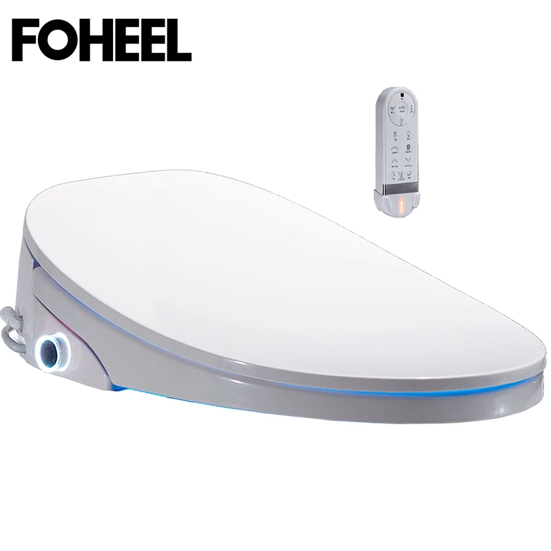 Светодиодный smart крышка Туалет автоматической очистки дома горячей flusher